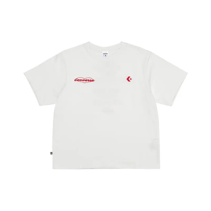 Converse SS25 Regular T Shirt Women's White-0