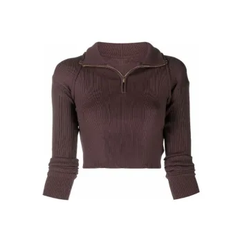 Jacquemus Slim Fit Sweater Women's Brown