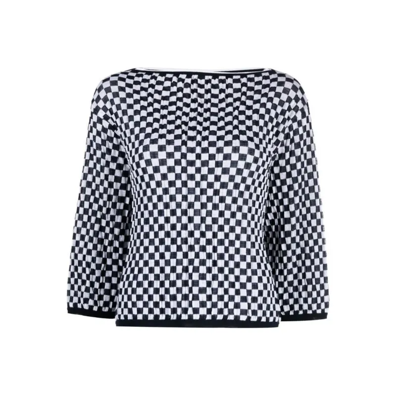 EMPORIO ARMANI Sweaters Women's Black/White-0