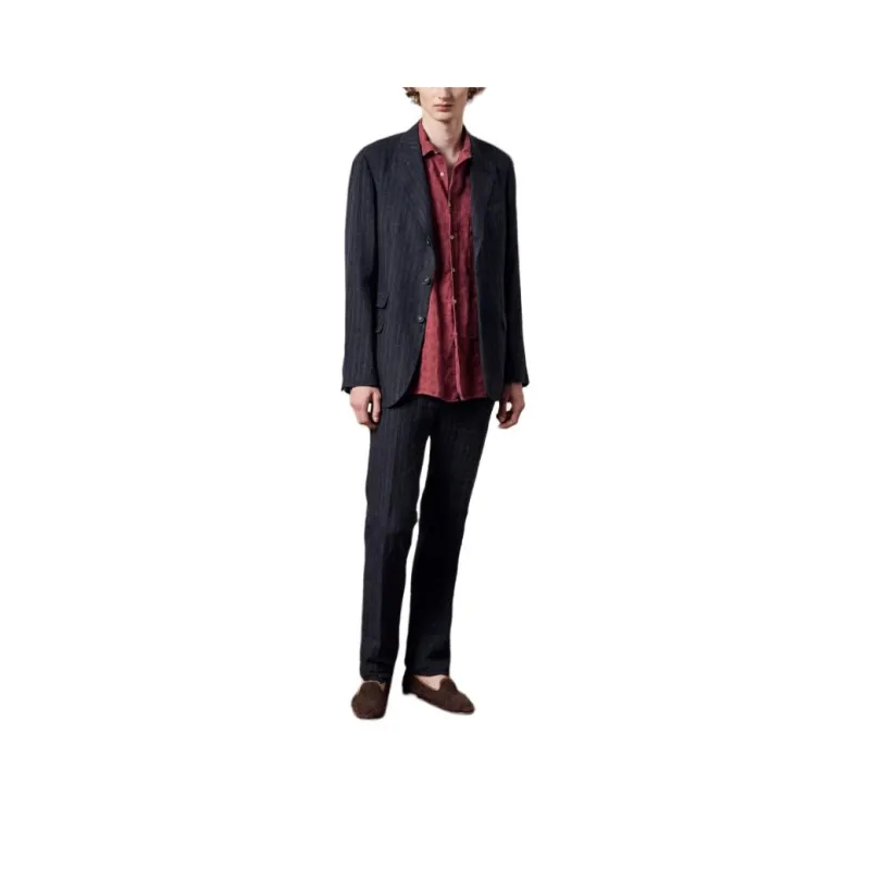 MASSIMO ALBA SS24 Business Suits Men's Black-0