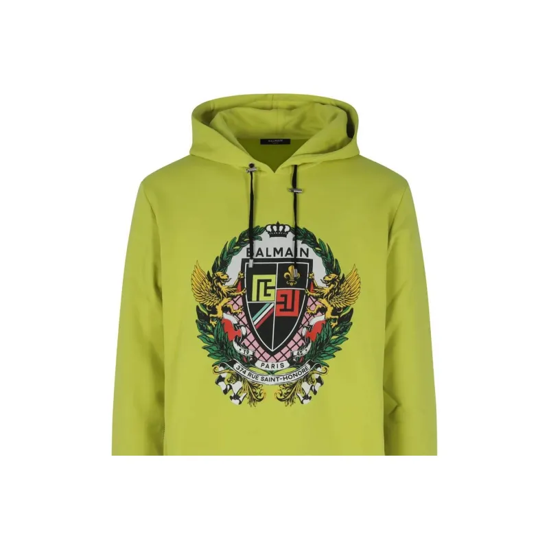 BALMAIN Sweatshirts Men Green-4