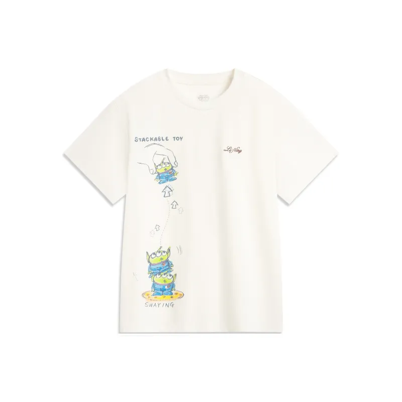 LiNing x Disney T Shirt Women's Ivory-0