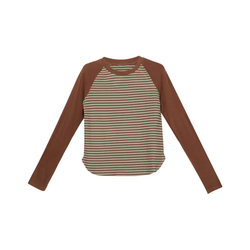 Princess Berdele Raglan Sleeve T Shirt Women's Brown-0
