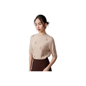 BBLLUUEE Sweater Women's Vanilla Apricot