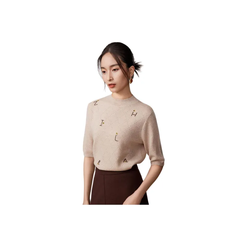 BBLLUUEE Sweater Women's Vanilla Apricot-0