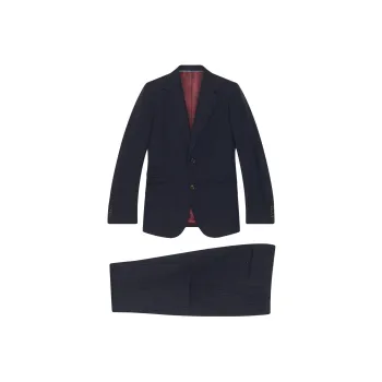 GUCCI Business Suits Men's Blue