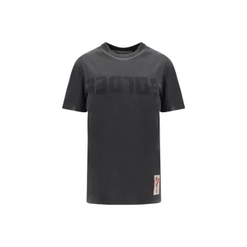 Golden Goose Logo Printed Crewneck T Shirt