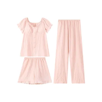 Nodos Shield Pajama Set Women's Orange Pink