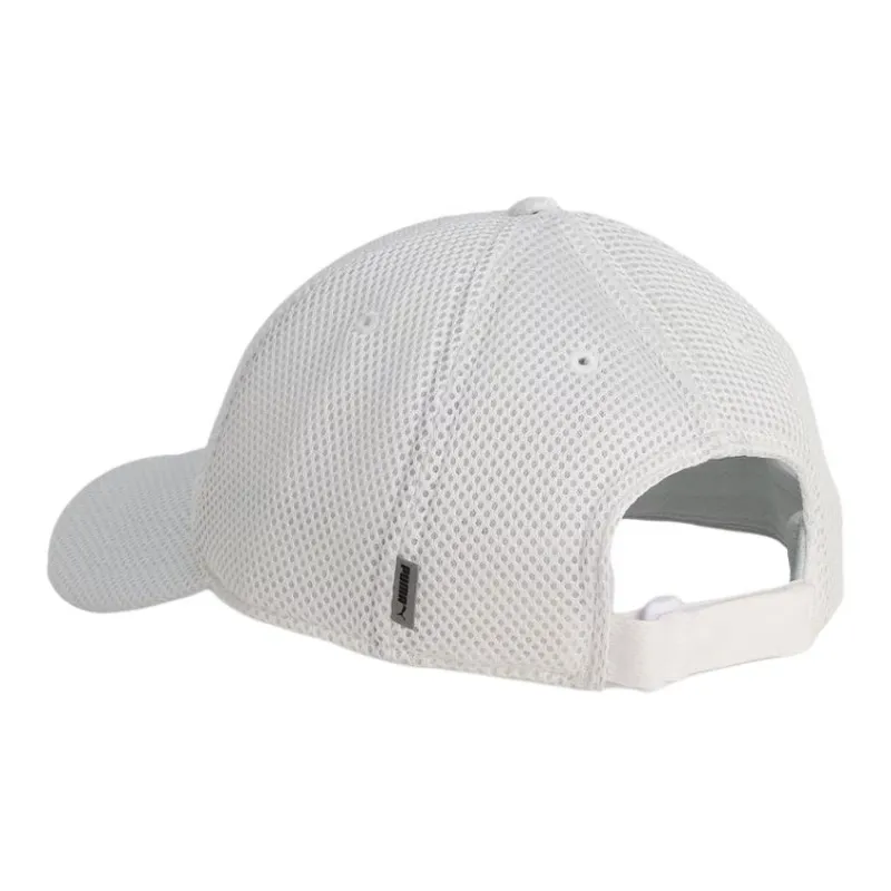 PUMA Polyester Baseball Caps Unisex White-1