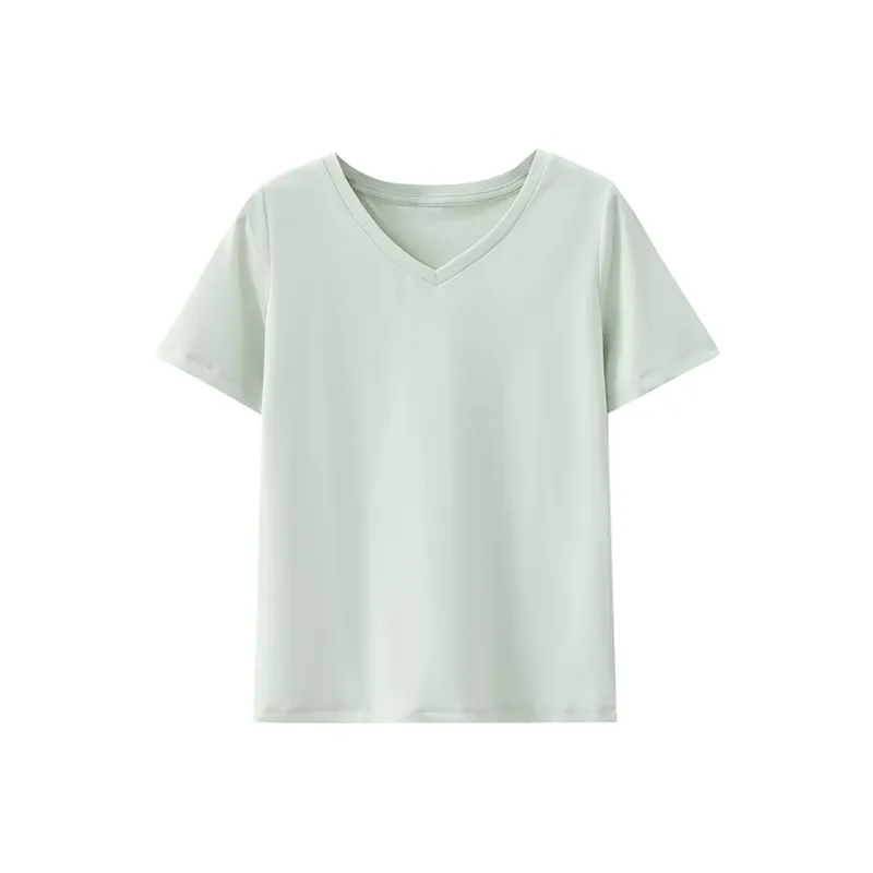 AWAO T Shirts Women's Lime Green-0
