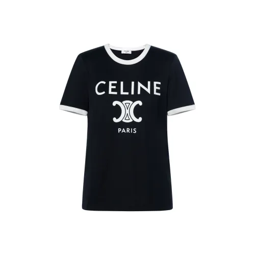 CELINE Paris T SHIRT In Cotton Jersey
