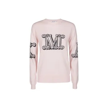 MaxMara Loose Fit Sweater Spring And Autumn Women's Pink