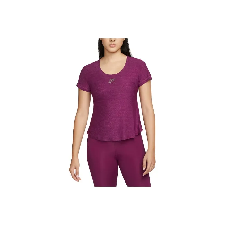 Nike T-Shirts Women's Burgundy-0