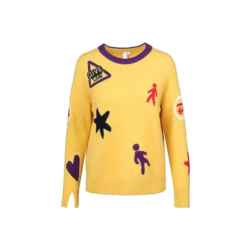 MASFER.SU Sweater Women's Bright Yellow
