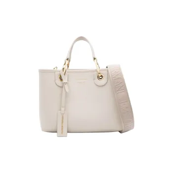 EMPORIO ARMANI Polyurethane One Shoulder Handbag Women's Beige