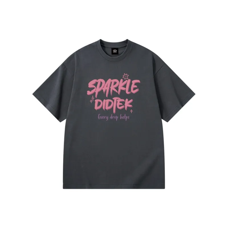 DIDTEK Drop Shoulder Sleeve Short Sleeved T Shirts Unisex-2