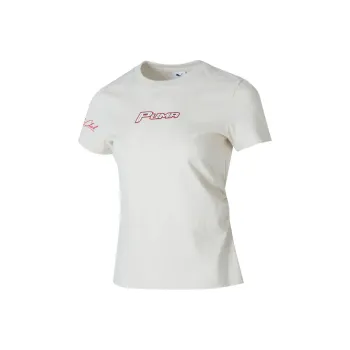 PUMA T Shirts Women's Beige