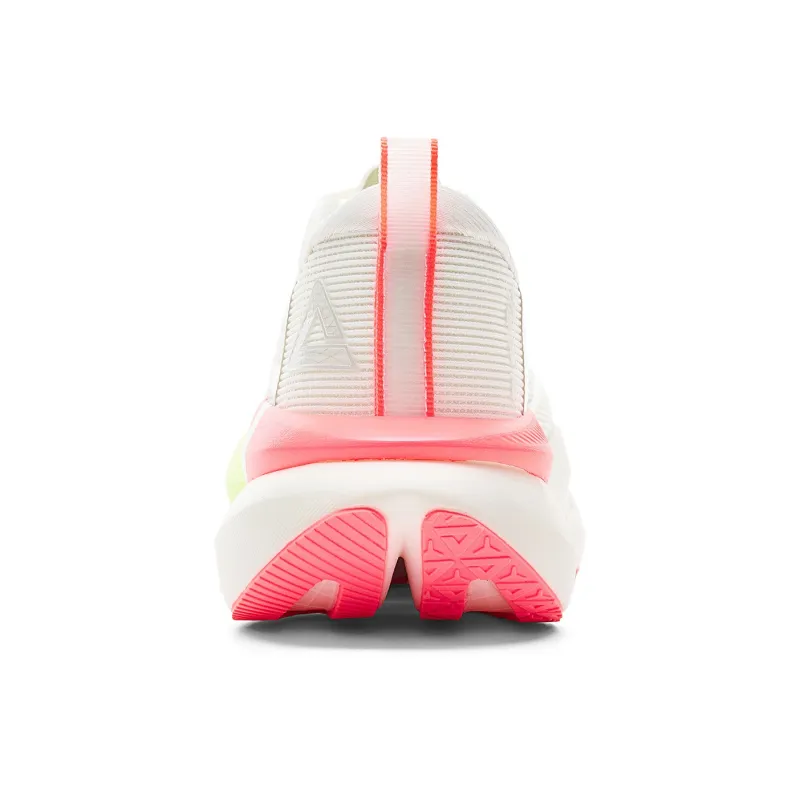 PEAK Cushioning, Abrasion Resistant, And Resilient Properties Low Top Running Shoes Men's Milk White Blue-4