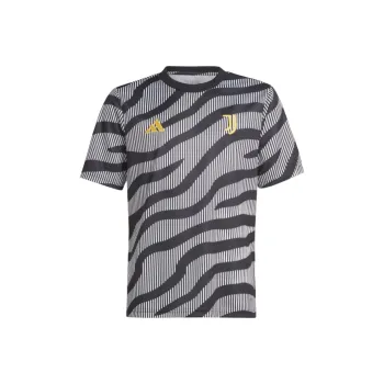 Adidas Juventus JUVENTUS PRE-MATCH JERSEY JUNIORS' Soccer Jerseys Men's Black/White