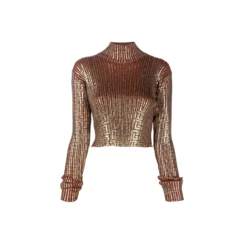 BALMAIN Regular T Shirt Women's Gold