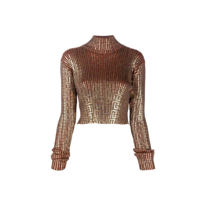 BALMAIN Regular T Shirt Women's Gold-0