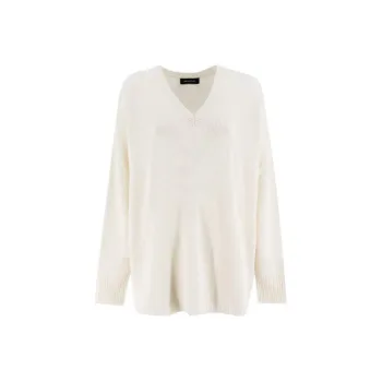 Fabiana Filippi V Neck Drop Shoulder Jumper