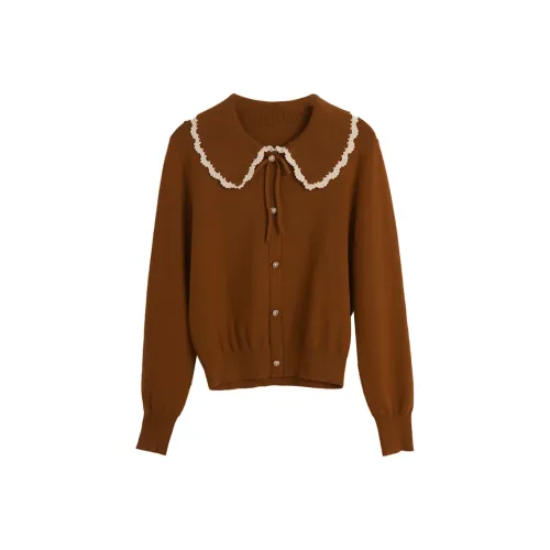 Olrain Sweaters Women's Caramel