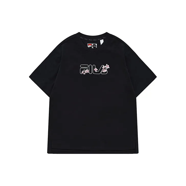 FILA FUSION T Shirt Women's Pitch Black-0