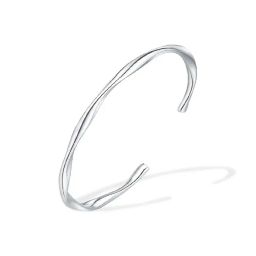 UX S999 Fine Silver Sterling Silver Bracelets Women's