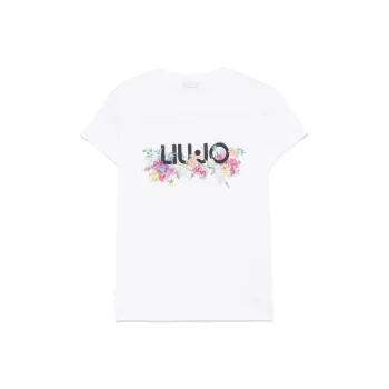LIU·JO Crystal embellishment T shirt