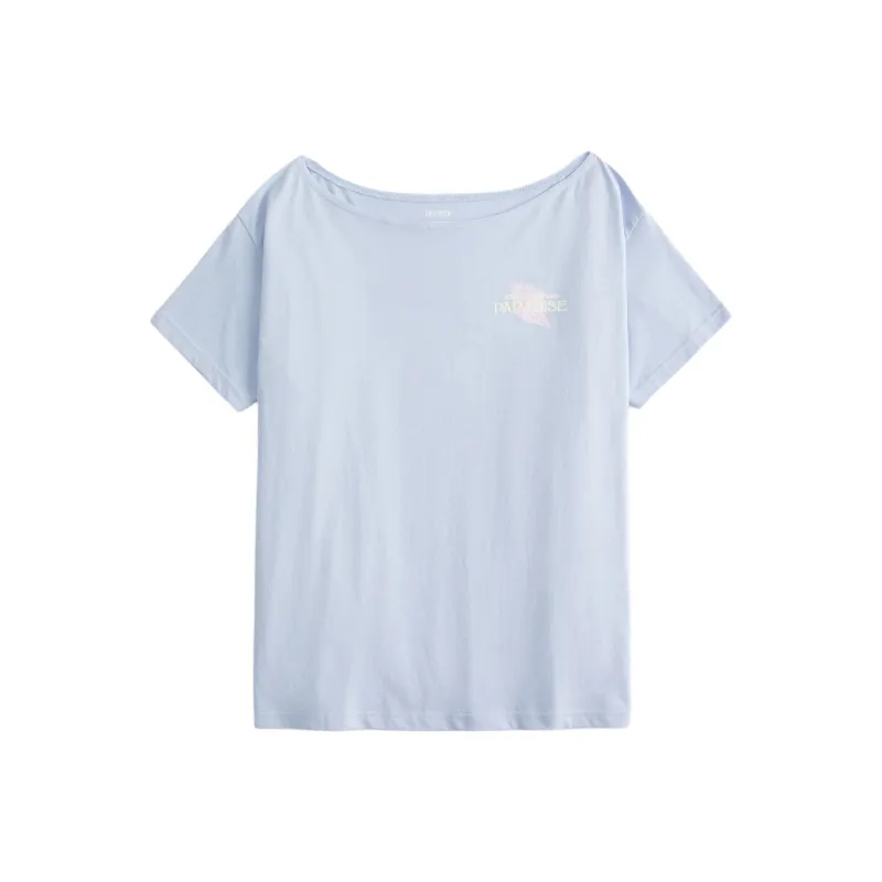 Hollister T Shirts Women's Blue-0