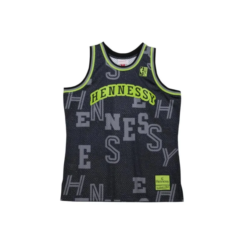 Mitchell & Ness x Hennessy SS24 Basketball Jerseys Unisex Black-0