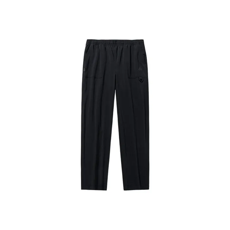Anta Variety Training Collection Casual Pants Men's Basic Black-0