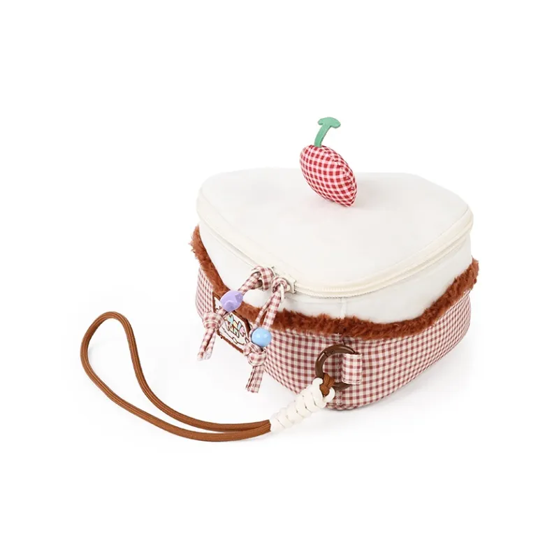 VANWALK Happy Band Musical Note Collection Polyester Storage Bag Women's Cherry Cake-2