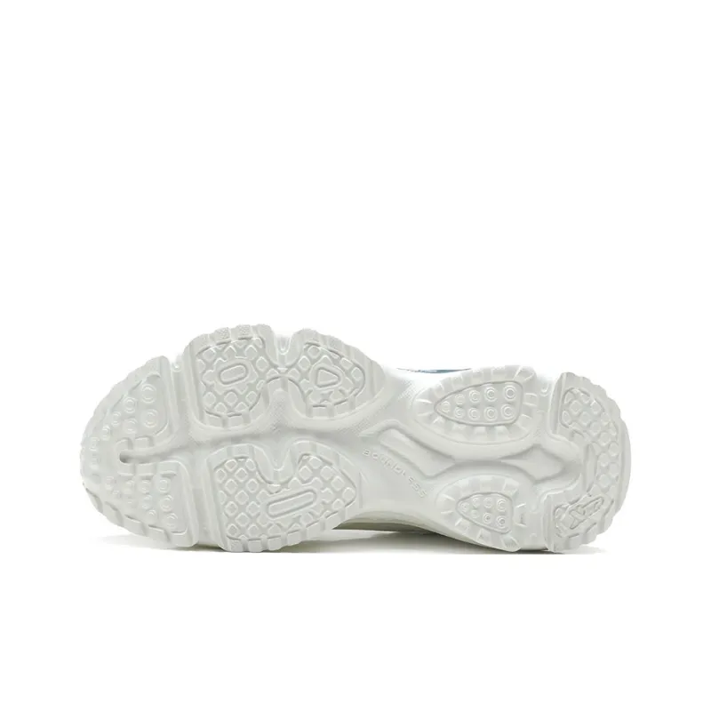 XTEP Anti Slip Wear Resistant Low Top Outdoor Shoes Women's Sail White Light Pink Deep Blue-5