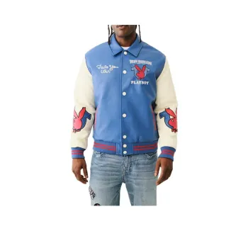TRUE RELIGION Jackets & Coats Men's Blue