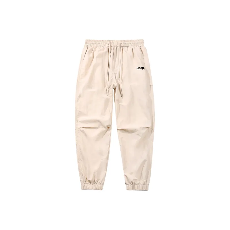 Jeep Individual Lace Up Straight Fit Casual Pants Unisex-190
