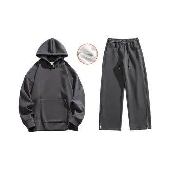 GSUE Autumn And Winter Season Sweatshirt Set Unisex