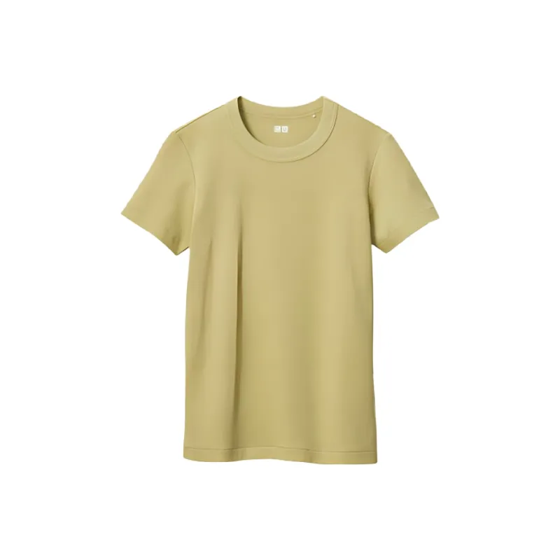 UNIQLO SS24 Regular T Shirt Women's Yellow-0
