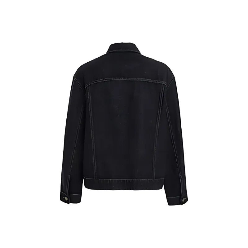 LWLG Denim Jacket Women's Dark Blue-1