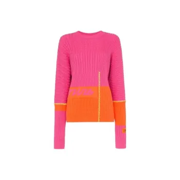 HERON PRESTON Slim Fit Sweater Women's Rose Red