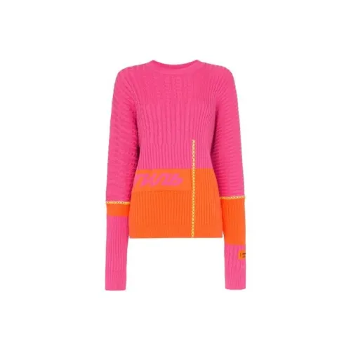 HERON PRESTON Slim Fit Sweater Women's Rose Red