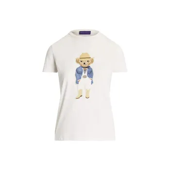 Ralph Lauren Bear motif T shirt
