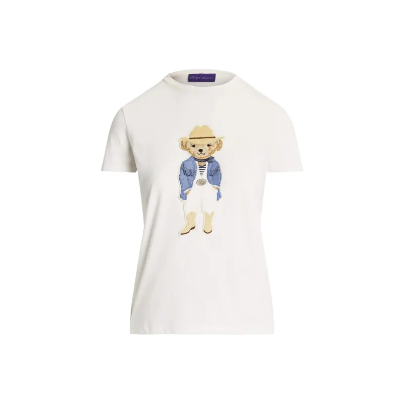 Ralph Lauren Bear motif T shirt-0