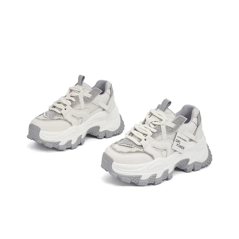 DAPHNE Anti Slip Wear Resistant Low Top Chunky Sneakers Women's-2