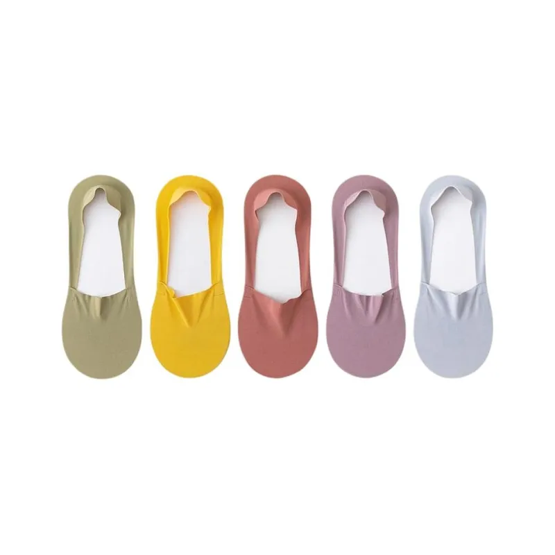 H YXIANG No Show Socks Unisex 5 Pack-2