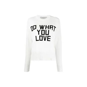 Golden Goose Delilah Slogan-intarsia Jumper