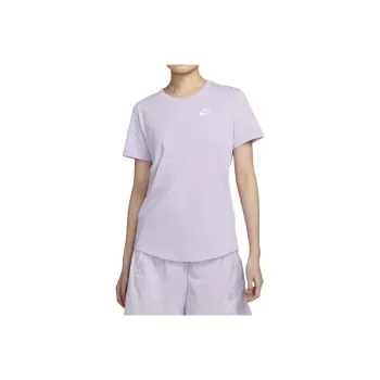 Nike Club T Shirt Women's Purple Mist/White
