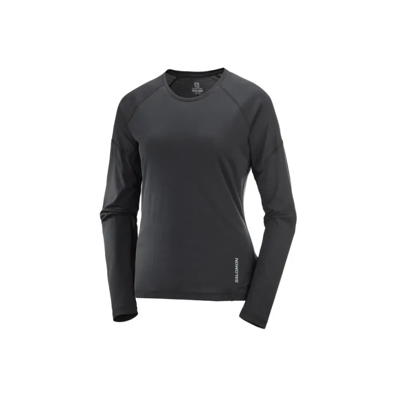 SALOMON CROSS RUN T-Shirts Women's Black-0