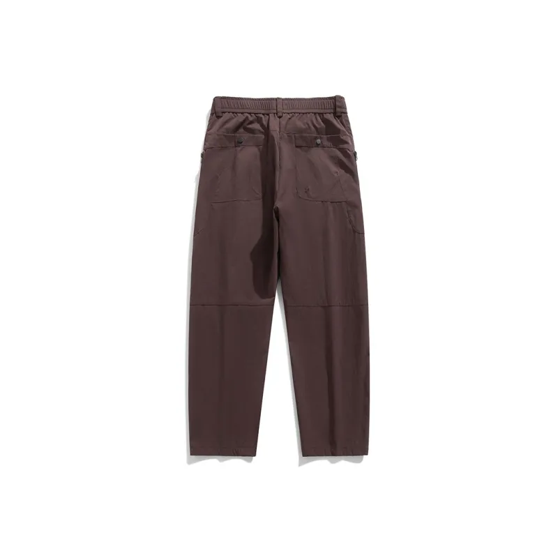 Jeep Casual Pants Unisex Burgundy-3